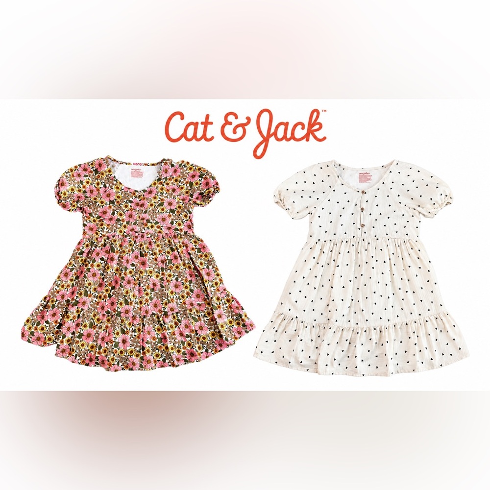 Two Cat & Jack Dresses